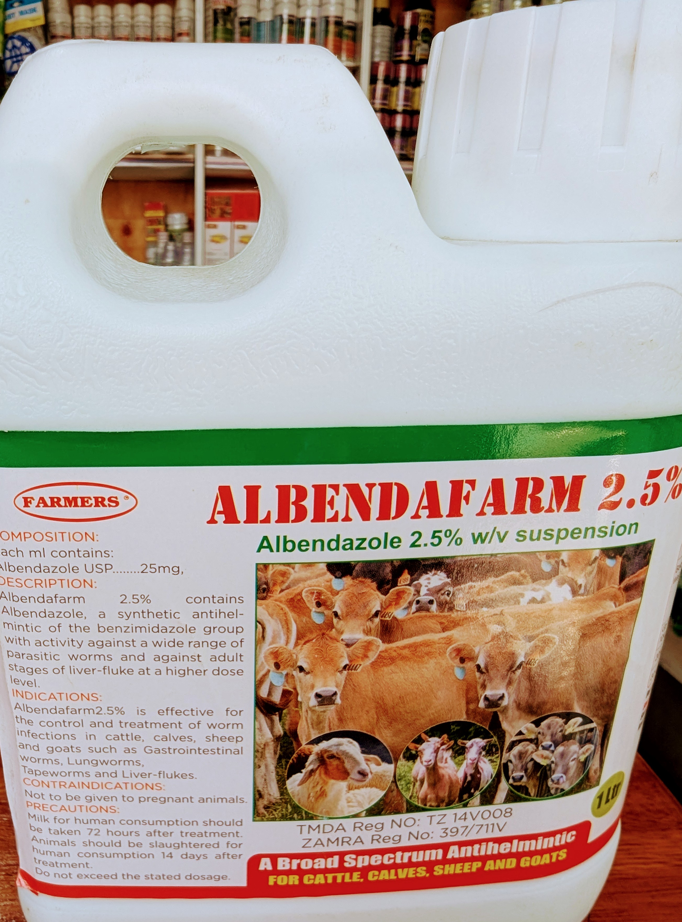 ALBENDAFARM 2.5%- 1litre