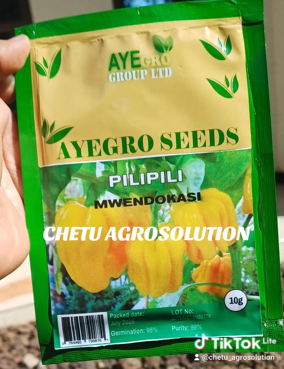 PILIPILI MWENDOKASI(AYEGRO)- 25gm